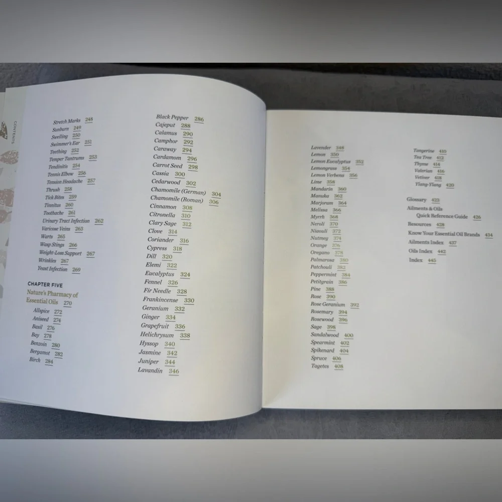 Essential Oils Natural Remedies A-to-Z Book - Picture 8 of 16